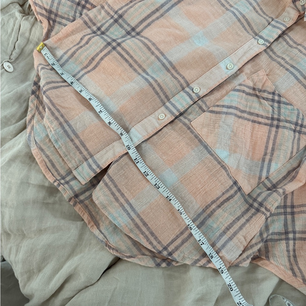 Free People Women's Paradise Garden Cropped Cutie Button Up Shirt - Picture 8 of 8